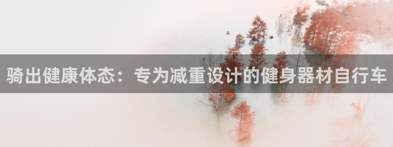 fb体育：骑出健康体态：专为减重设计的健身器材自行车